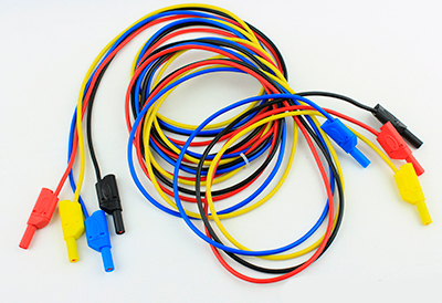 puntas de pruebas con banana